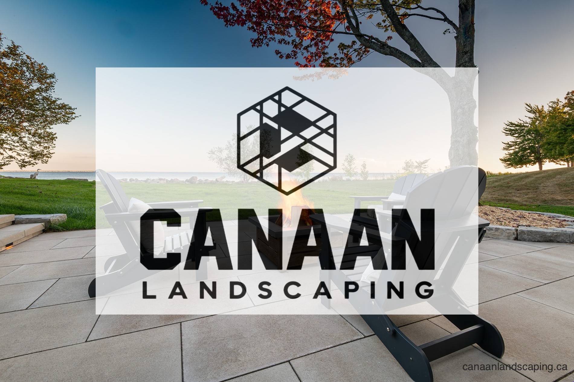 Canaan Landscaping lakeside outdoor living space